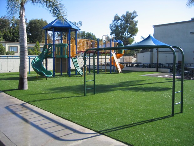 Synthetic Turf Playground Installation Inland Empire, Artificial Grass Playground Company