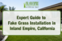 Expert Guide to Fake Grass Installation in Inland Empire, California