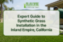 Expert Guide to Synthetic Grass Installation in the Inland Empire, California
